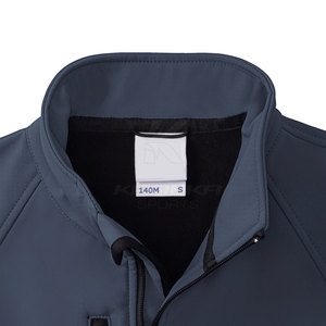 Veste d'hiver softshell à col montant, logo sur le devant, confortable, chaude, pour l'extérieur, parfaite pour les journées froides, usage quotidien, voyage, légère, pour homme - Product Image 5