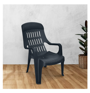 Paradise Chaise Moderne en Plastique Confortable Léger Weekender pour Salle à Manger Salon Cuisine École Chambre à Coucher-Fer Noir - Product Image 6