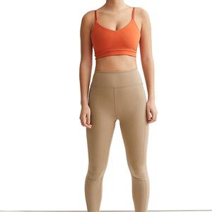 Soutiens-gorge de sport doux hautement extensibles pour femmes Sangle non réglable Yoga Fitness Plus Size Seamless - Product Image 3