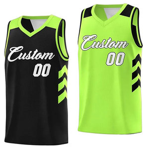 Ensemble d'uniformes de basket-ball réversibles de haute qualité pour jeunes Short en jersey de maille respirant imprimé personnalisé Technique de sublimation Applique - Product Image 3