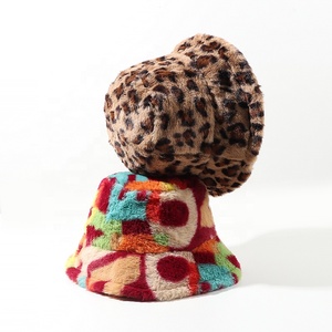 Custom Logo 2025 Hot Selling High Quality Trendy Winter Autumn Warm <b>Bucket</b> <b>Hats</b> <b>Bucket</b> <b>Hat</b> for <b>Women</b> - Product Image 1