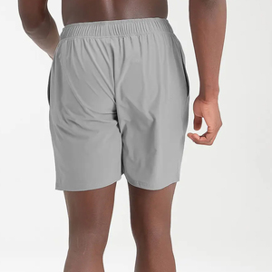 Gym Fitness Logo personnalisé hommes Sweat-shirt court Jogger vêtements de sport 100% coton prix de gros couleur gris foncé Short d'été homme 2022 - Product Image 2