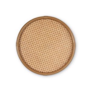 Plateau de service en rotin tissé à la main Pastel menthe Plateau gigogne en rotin idéal pour les tables basses et la décoration intérieure faites à la main au Vietnam - Product Image 3