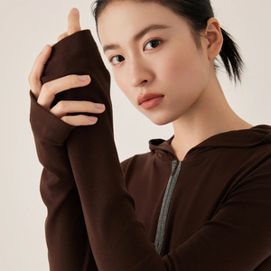 Elegant Women's Long Sleeve Casual Pullover Hooded Knit Hoodie for Tencel Wool <b>Blend</b> Breathable Woven for Winter - Product Image 5