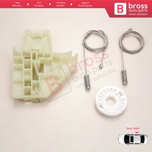 Kit de réparation de lève-vitre électrique arrière droit BWR5077 pour Octavia MK2 A5 1Z3 1Z5 2004-2013 4/5 portes 1Z0839656 - Product Image 2