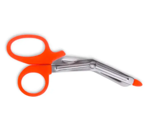 Tijeras de vendaje de acero inoxidable para enfermera profesional, tijeras de lona, mango de plástico, fuente de alimentación Manual, base de instrumentos quirúrgicos - Product Image 1