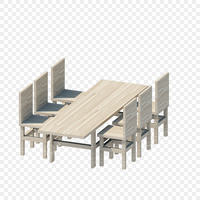 Table à manger moderne et durable avec plateau en marbre et base en métal pour usage hôtelier, écologique et imperméable, mobilier de salle à manger 6 places