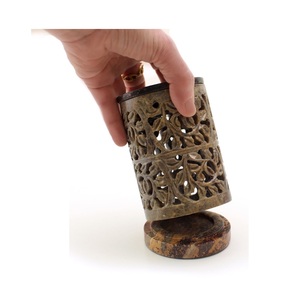 เครื่องกระจายน้ำมันหอมระเหยหินอ่อนที่มีความซับซ้อนเครื่องเพิ่มความชื้นอัลตร้าโซนิคพร้อมฟังก์ชั่นหมอกเงียบสำหรับห้องนอนสำนักงานและโยคะ - Product Image 4