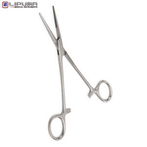 RANKIN Clamp Arterien 16 cm atraumático Kelly Rankin Artery Forceps 16 cm/6,3 ''Instrumentos médicos quirúrgicos vasculares rectos - Product Image 2