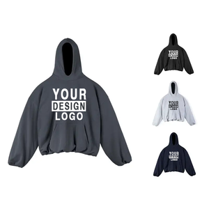 Sweat à capuche pour homme de haute qualité, 500 g/m², en molleton terry, 100 % coton, coupe ample et oversize, personnalisé pour l'hiver - Product Image 1