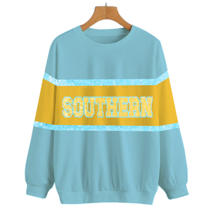 Designer Game Day <b>Sweatshirts</b> for <b>women</b> 100% Cotton with Personalized Team Name | Sequined Design Make in India - Product Image 2