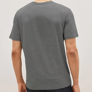 Camiseta personalizada de manga corta con cuello redondo de alta calidad para hombre, venta al por mayor, camiseta personalizada transpirable de algodón 100%, ropa de verano - Product Image 6