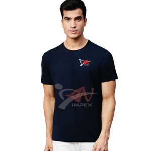 T-shirt pour homme en coton 100% en gros, coupe décontractée, imprimé, pour une utilisation en plein air et en salle de sport, personnalisable, anti-UV, séchage rapide - Product Image 6