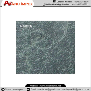 Impresionantes baldosas de piedra pizarra verde pizarra natural pulida para diseño interior y exterior para aplicaciones hoteleras - Product Image 2