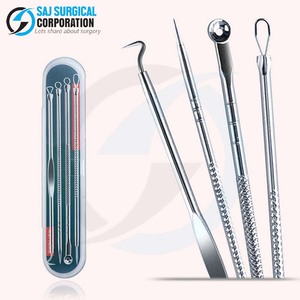 <b>Blackhead</b> <b>Removal</b> Kit For <b>Nose</b> And Face 4 Piece Set With Metal Tools And Cleansing Brushes Professional Grade - Product Image 5