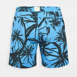 Cheap <b>Lightweight</b> Polyester Sublimation Floral Print Board <b>Shorts</b> Drawstring Waist Hip Pocket Fly <b>Men</b> Summer <b>Shorts</b> - Product Image 5