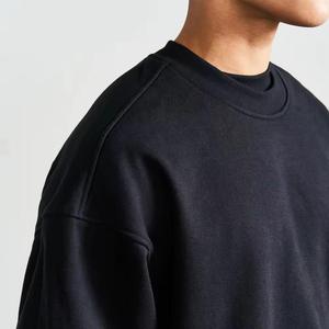 Sudadera de algodón unisex para hombre, sudadera transpirable ecológica de otoño con capucha de gran tamaño y logotipo personalizado de alta calidad - Product Image 2