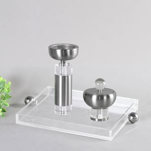 Modern Stainless Steel Bakhoor <b>Incense</b> Burner Set Wth Acrylic Base Luxury <b>Oud</b> Burner Home Decor Gift Premium Quality - Product Image 1