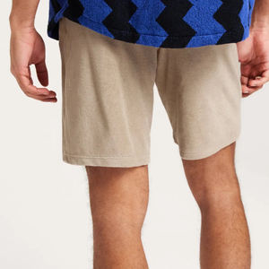 Vente chaude avec poches Bas élastiques Athlétique réglable Workout Gym Wear Fleece Terry Casual Men Short avec taille personnalisée - Product Image 4