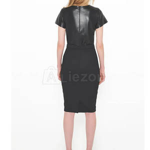 Comfort Fit Women Slim Skirt Simple Design Women <b>Leather</b> Slim Skirt for Everyday <b>Outfits</b> - Product Image 2