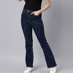 Salopette décontractée pour femmes de haute qualité taille XL Style de rue jean pantalon respirant coton plat Logo lavé Technique pour le printemps - Product Image 4