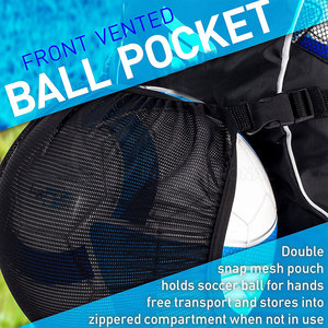 Bolsas de baloncesto impermeables hechas de nailon para uso en exteriores, bolsas de baloncesto de moda personalizadas, bolsas de baloncesto para Fitness - Product Image 3