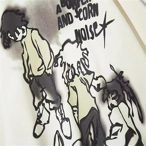 เสื้อฮู้ดดี้ผู้ชายลายกราฟิกดีไซน์ใหม่ สไตล์ฮิปฮอป สตรีทแวร์ ลำลอง ทรงโอเวอร์ไซส์ - Product Image 4