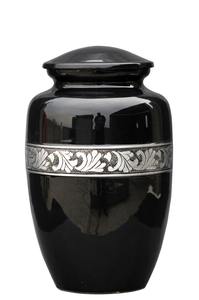 Recién llegado, urna de cremación de Metal elegante y negra brillante con colores y tamaños personalizados para el hogar a precios de mayorista - Product Image 3