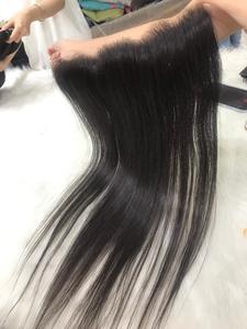 วิกผมแท้สีธรรมชาติจากเวียดนามวิกผมแท้แบบมีลูกไม้ด้านหน้าด้านหน้า100% ผมบริสุทธิ์สำหรับผู้หญิงผิวดำโมเดล750 - Product Image 4