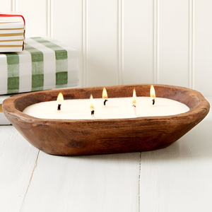 Porte-bougies votives en bois faits à la main avec couvercles et bols pour une décoration de Noël élégante - Product Image 2