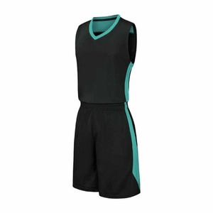 Maillot de basket-ball de haute qualité avec broderie réversible en maille pour équipes personnalisé pour hommes - Product Image 4