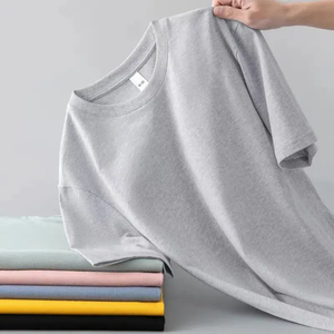 T-shirt en coton 240 g/m² Homme T-shirt uni Blanc T-shirts unisexes DTG T-shirts personnalisés pour homme Haute qualité Playeras - Product Image 6