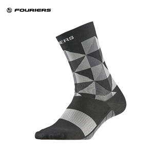 FOURIERS Chaussettes de cyclisme fonctionnelles à enveloppement flexible à 360 degrés - Nylon/DuPont Lycra 9 couleurs Tailles S/M/L/XL - Product Image 6