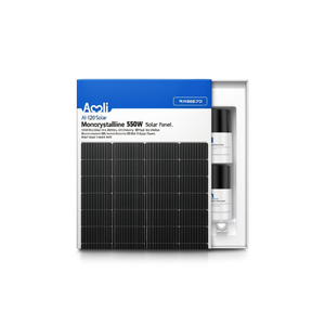 แผงโซลาร์เซลล์ Aoli Solar AI-120HCG1 ประสิทธิภาพสูง 550W โมโนคริสตัลไลน์ HJT สีดำ - Product Image 2