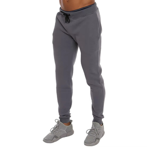 Pantalon de survêtement personnalisé pour hommes coupe normale Pantalon de jogging uni de haute qualité en molleton 100% coton délavé Pantalon d'entraînement décontracté - Product Image 1