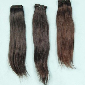 Vente en gros d'extensions de cheveux humains indiens vierges bruts exportation d'usine perruque fermetures en dentelle faisceaux de trame haute qualité colorant en machine capable - Product Image 1