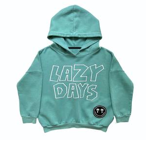 Venta al por mayor de diseño personalizado 450gsm grueso Streetwear 100% algodón polar hombres sudaderas con capucha 2025 con impresión de soplo - Product Image 4