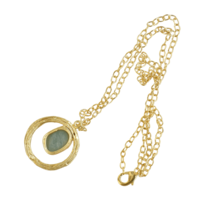 ต่างหูพรีเมียมพร้อมส่ง ประดับด้วยพลอยกึ่งมีค่า เคลือบทองเงางาม และเครื่องประดับคุณภาพระดับพรีเมียม - Product Image 3