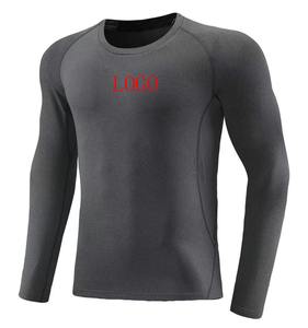 Customized Logo Quick Dry <b>Men</b> Rash Guard <b>for</b> Sale Digital Printing <b>Swimming</b> <b>Men</b> Rash Guard Long Sleeve Compression Rash Guards - Product Image 3
