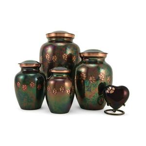 Urna Funeraria para Mascotas de Latón con Diseño Personalizado de Huella Dorada, Hermoso Acabado Negro Brillante para Cenizas de Mascotas, Artículos Funerarios, Urna para Adultos - Product Image 6