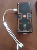Démarreur portable 12V pour véhicule avec gonfleur de pneus, 2000A de pointe, batterie externe lithium-ion 10000mAh, écran LED pour voiture, moto, camion
