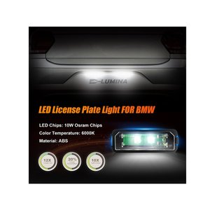 ชุดไฟส่องป้ายทะเบียน LED VW Golf 4 5 Passat Porsche CAYMAN Cayenne 911ที่นั่ง Altea Leon Skoda ยอดเยี่ยม10W 12V IP67-รถยนต์ & - Product Image 6