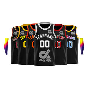 Maillots de basket-ball sans manches personnalisés avec impression par sublimation, respirants, à séchage rapide, antibactériens, pour adultes, vêtements d'équipe - Product Image 6