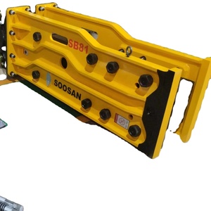 เบรกเกอร์ไฮดรอลิก Soosan SB81รถขุดขนาดใหญ่ที่มีน้ำหนัก18-26ตันสำหรับการขุดและรื้อถอน - Product Image 1