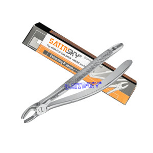 Pinzas de Extracción Manuales para Incisivos Superiores y Caninos, Modelo Fig.39L, de Acero Inoxidable Alemán de Grado Quirúrgico, para Niños - Product Image 3
