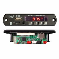 Module de haut-parleur audio radio Bluetooth 12V 5V en gros d'usine, carte décodeur lecteur MP3 WMA WAV FM SD USB Bluetooth à prix abordable