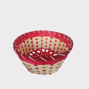 Cestas de almacenamiento de bambú coloridas súper baratas artesanías de Vietnam para vacaciones de Navidad y regalos - Product Image 3