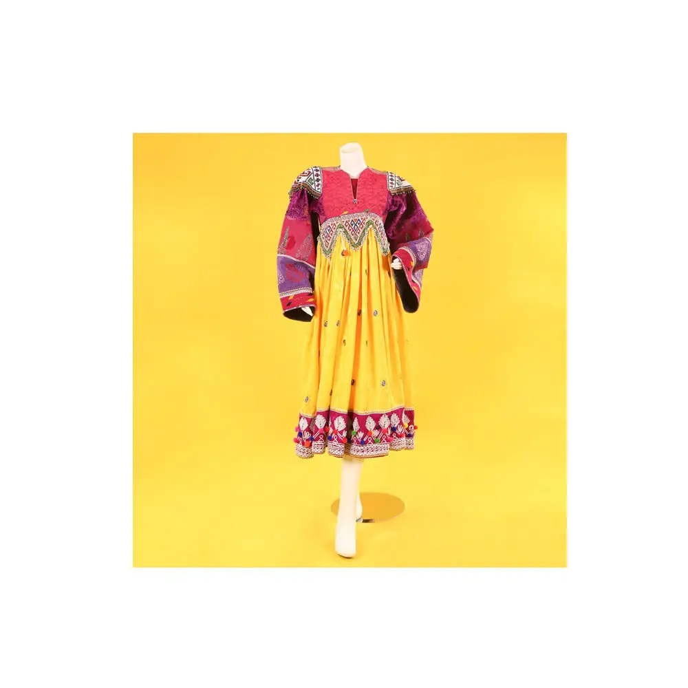 Vestido de 2023 premium e original afafafano kchi, vestido de melhor preço afegan tradicional vestidos de kuchi