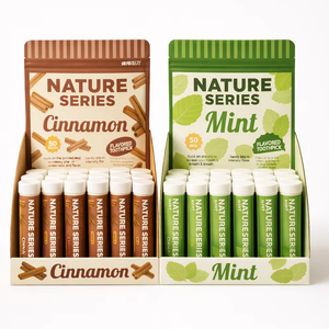 <span class=keywords><strong>Cure</strong></span>-dents aromatisés à la <span class=keywords><strong>cannelle</strong></span> et à la menthe dans une boîte de présentation Arrêter de fumer Zahnstocher Mit Geschmack - Product Image 1
