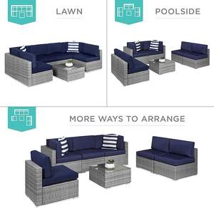 Modern Durable Wicker <b>Furniture</b> for Outdoor & Indoor Use for Hotels Entry Living Rooms Restaurants & Hospitality Wholesale - Product Image 3